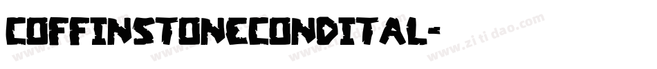 coffinstonecondital字体转换