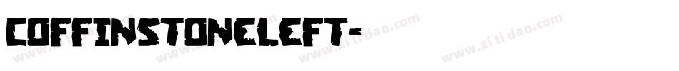 coffinstoneleft字体转换