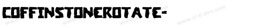 coffinstonerotate字体转换