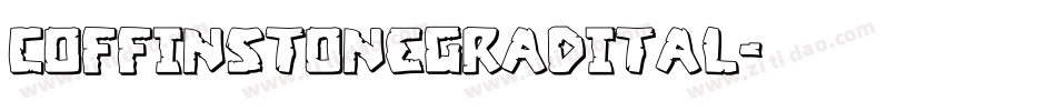 coffinstonegradital字体转换