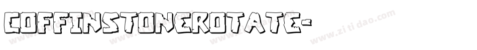 coffinstonerotate字体转换