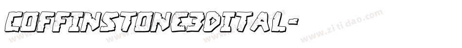 coffinstone3dital字体转换