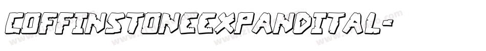 coffinstoneexpandital字体转换