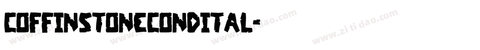 coffinstonecondital字体转换