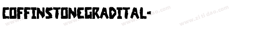coffinstonegradital字体转换
