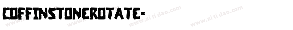 coffinstonerotate字体转换