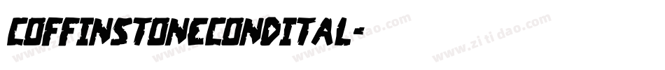 coffinstonecondital字体转换