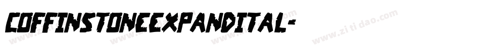 coffinstoneexpandital字体转换