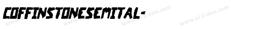 coffinstonesemital字体转换