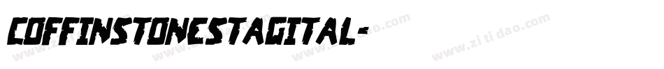coffinstonestagital字体转换