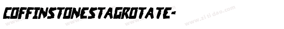 coffinstonestagrotate字体转换