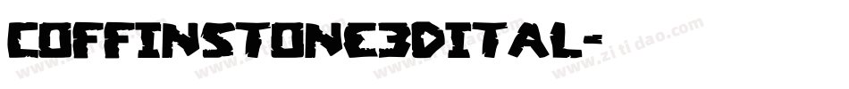 coffinstone3dital字体转换