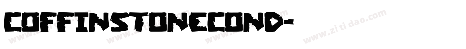 coffinstonecond字体转换