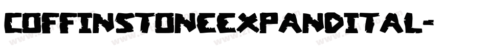 coffinstoneexpandital字体转换