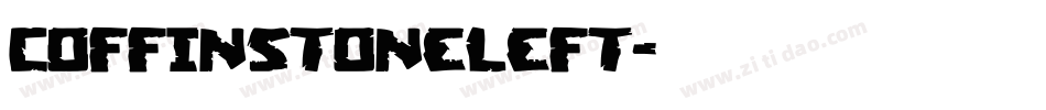 coffinstoneleft字体转换