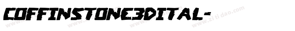 coffinstone3dital字体转换