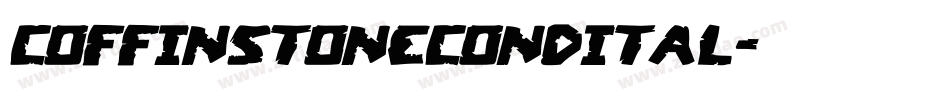 coffinstonecondital字体转换