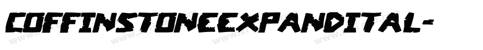 coffinstoneexpandital字体转换