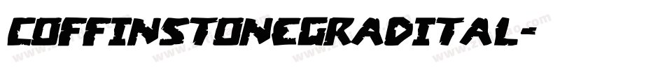 coffinstonegradital字体转换