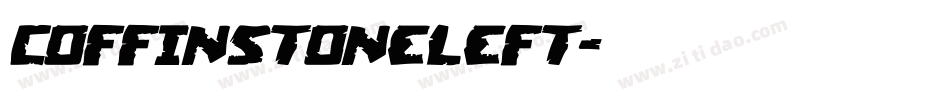 coffinstoneleft字体转换