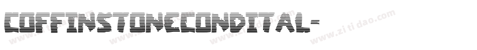 coffinstonecondital字体转换