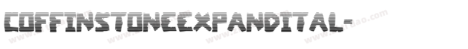 coffinstoneexpandital字体转换