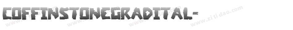 coffinstonegradital字体转换