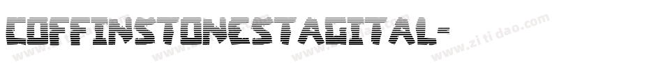coffinstonestagital字体转换