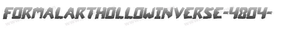 FormalArtHollowInverse-48o4字体转换