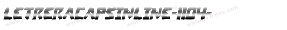 LetreraCapsInline-11O4字体转换 LetreraCapsInline-11O4字体转换