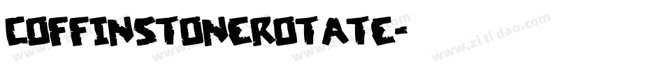 coffinstonerotate字体转换