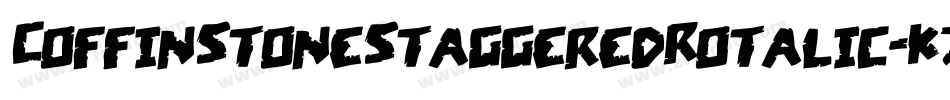 CoffinStoneStaggeredRotalic-K77Oe字体转换