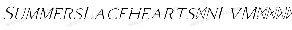 SummersLacehearts-nLvM字体转换 SummersLacehearts-nLvM字体转换