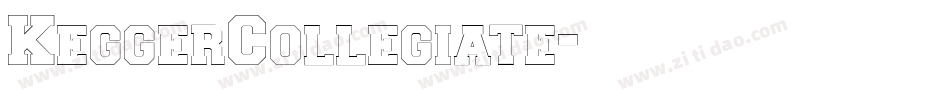 KeggerCollegiate字体转换
