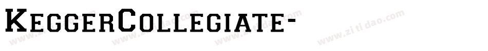 KeggerCollegiate字体转换