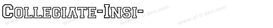Collegiate-Insi字体转换