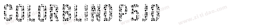 Colorblind-p5JD字体转换