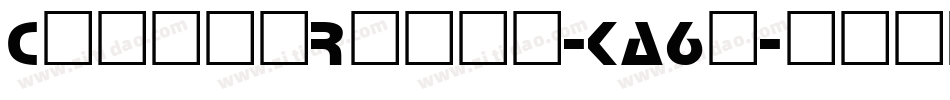 CronusRound-KA6y字体转换