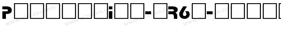 Peterbuilt-pR6y字体转换