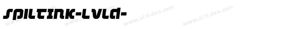 SpiltInk-LVlD字体转换