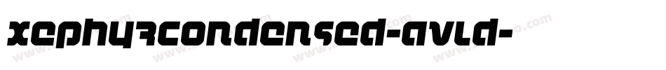 XephyrCondensed-AVlD字体转换