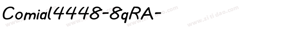 Comial4448-8qRA字体转换