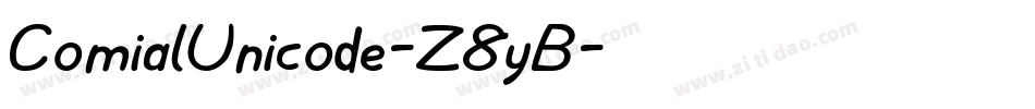 ComialUnicode-Z8yB字体转换