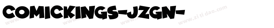 ComicKings-Jzgn字体转换