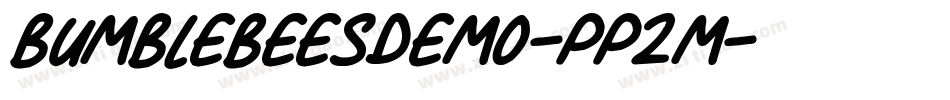BumblebeesDemo-PP2m字体转换