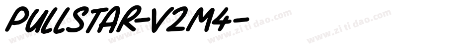 Pullstar-v2m4字体转换