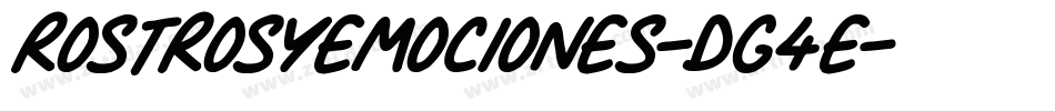 RostrosYEmociones-dG4E字体转换