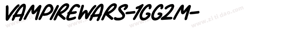VampireWars-1GG2M字体转换