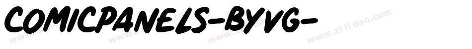 ComicPanels-ByvG字体转换