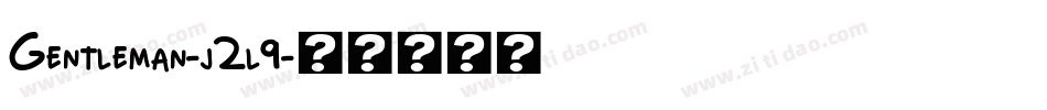 Gentleman-j2l9字体转换